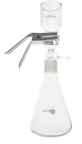 Entonnoir filtrant inox verre