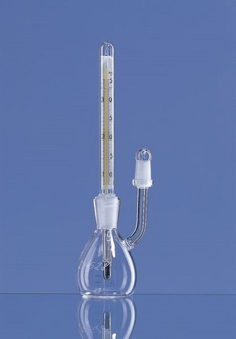 Pycnomètre avec thermomètre